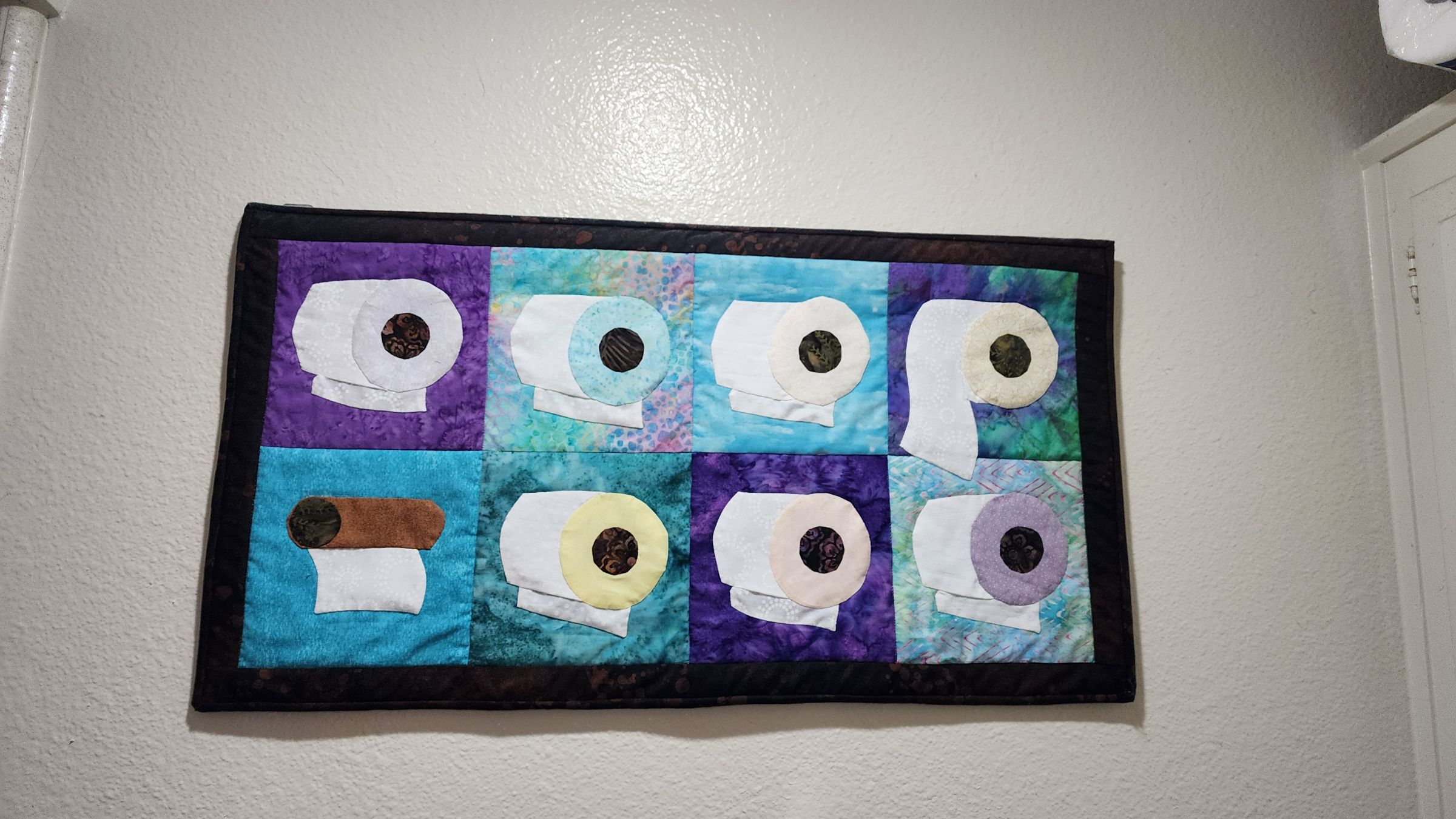 Yup T/P rolls in the bathroom